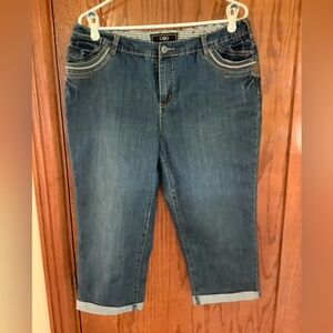 Cato Blue Capri Jeans Premium Denim